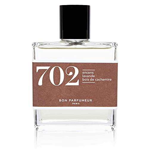 Bon Parfumeur – Eau de Parfum 702 – Weihrauch Lvande Holz Kaschmir – Damen- & Herrenduft – Aromatische Noten – Zerstäuber Parfüm (100 ml) von BONNETON BON PARFUMEUR