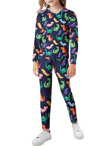 BONNY BILLY Thermounterwäsche Funktionsunterwäsche Skiunterwäsche Set Kinder Mädchen Jungen Winter Fleece Oberteil und Leggings 10-11 Jahre/140-146 Dinosaurier BONNY BILLY Thermounterwäsche Funktionsunterwäsche Skiunterwäsche Set Kinder Mädchen Jungen Winter Fleece Oberteil und Leggings 10-11 Jahre/140-146 Dinosaurier von BONNY BILLY