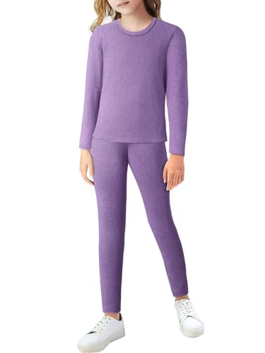 BONNY BILLY Thermounterwäsche Funktionsunterwäsche Skiunterwäsche Set Kinder Mädchen Jungen Winter Fleece Oberteil und Leggings 8-9 Jahre/128-134 Lila BONNY BILLY Thermounterwäsche Funktionsunterwäsche Skiunterwäsche Set Kinder Mädchen Jungen Winter Fleece Oberteil und Leggings 8-9 Jahre/128-134 Lila von BONNY BILLY