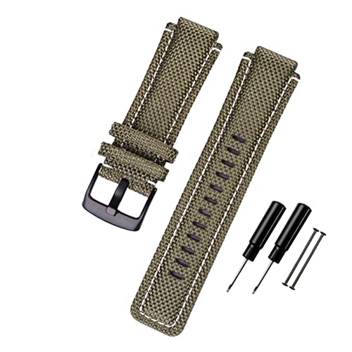 BONOOL 24 * 16mm Uhrenarmband passend für Timex T2N720 T2N721 TW2T76500 6300 6400 Serie Nylon + Leder Ersatzuhrenarmband für Männer Frauen Uhrenarmband BONOOL 24 * 16mm Uhrenarmband passend für Timex T2N720 T2N721 TW2T76500 6300 6400 Serie Nylon + Leder Ersatzuhrenarmband für Männer Frauen Uhrenarmband von BONOOL