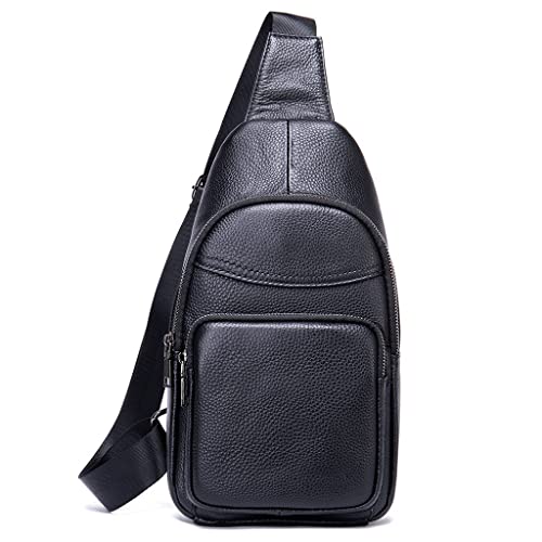 BONOOL Brusttasche Herren Umhängetasche Schwarz Umhängetaschen für Herren Sling Messseger Bag Travel Daily Pack BONOOL Brusttasche Herren Umhängetasche Schwarz Umhängetaschen für Herren Sling Messseger Bag Travel Daily Pack von BONOOL