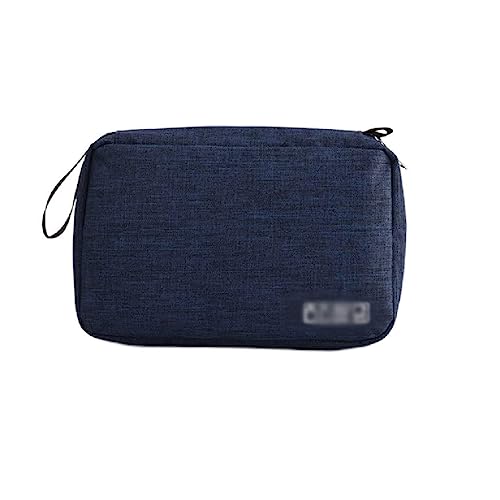 Hängende Kosmetiktasche, Multifunktions-Reise-Organizer, Toilettenartikel, Wäsche, Make-up, Aufbewahrungstasche, Kosmetikerin, Faltbare Make-up-Tasche (Farbe: Blau) von BONOOL