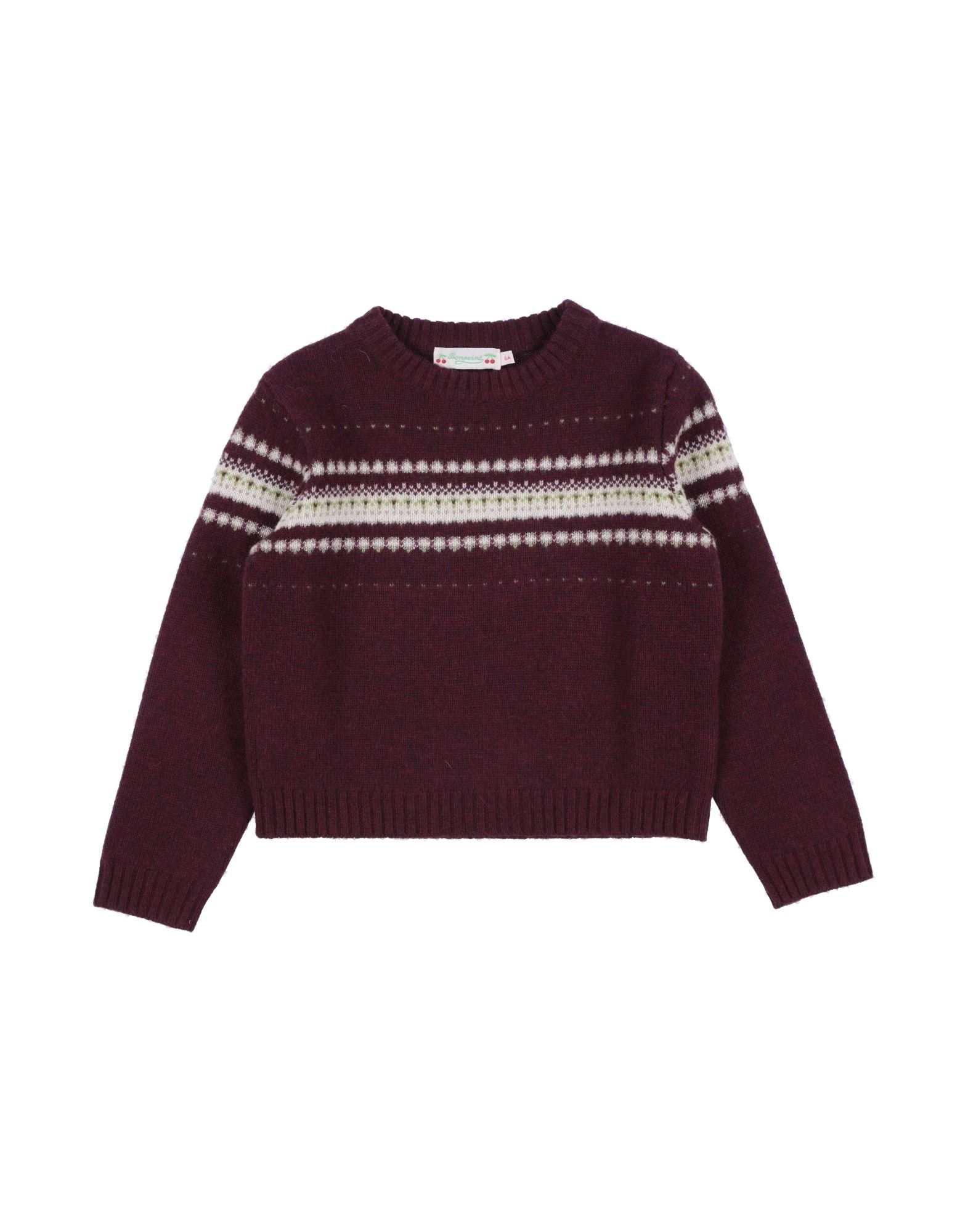 BONPOINT Pullover Kinder Bordeaux von BONPOINT