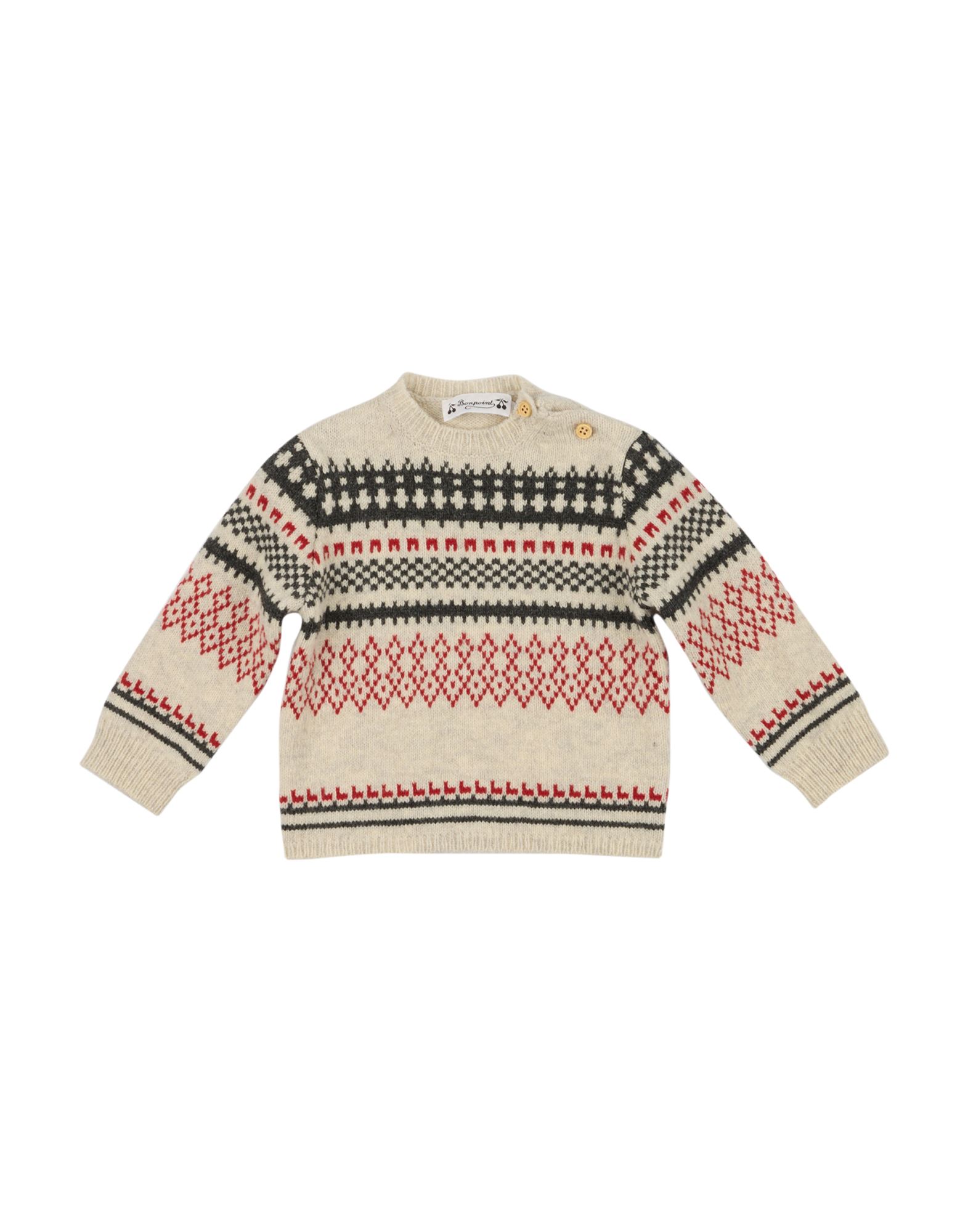 BONPOINT Pullover Kinder Hellgrau von BONPOINT