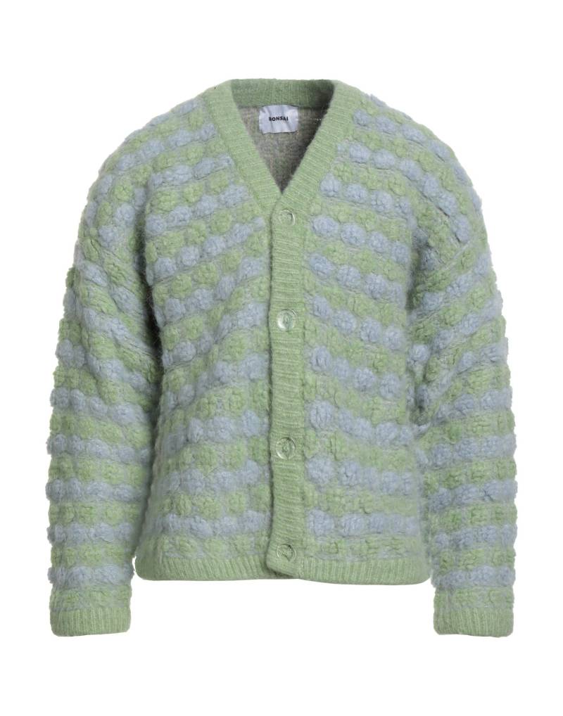 BONSAI Strickjacke Herren Säuregrün von BONSAI