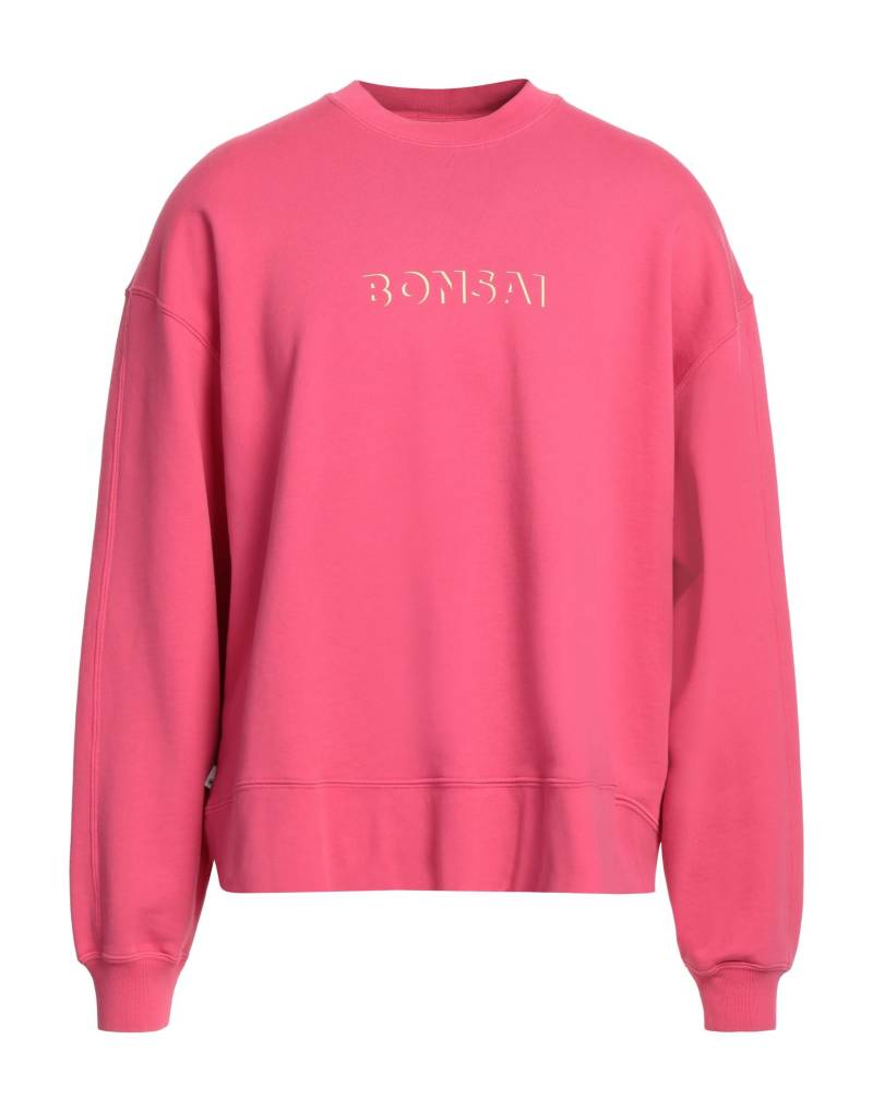 BONSAI Sweatshirt Herren Fuchsia von BONSAI