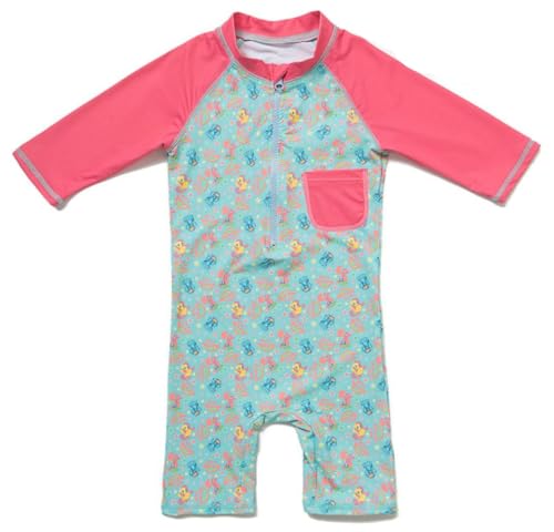 BONVERANO Kleiner Mädchen Badeanzug EIN Stück Mit Badekappe UV-Schutz 50+ (Mein kleines Pony, 18-24Months, 18_Months) von BONVERANO