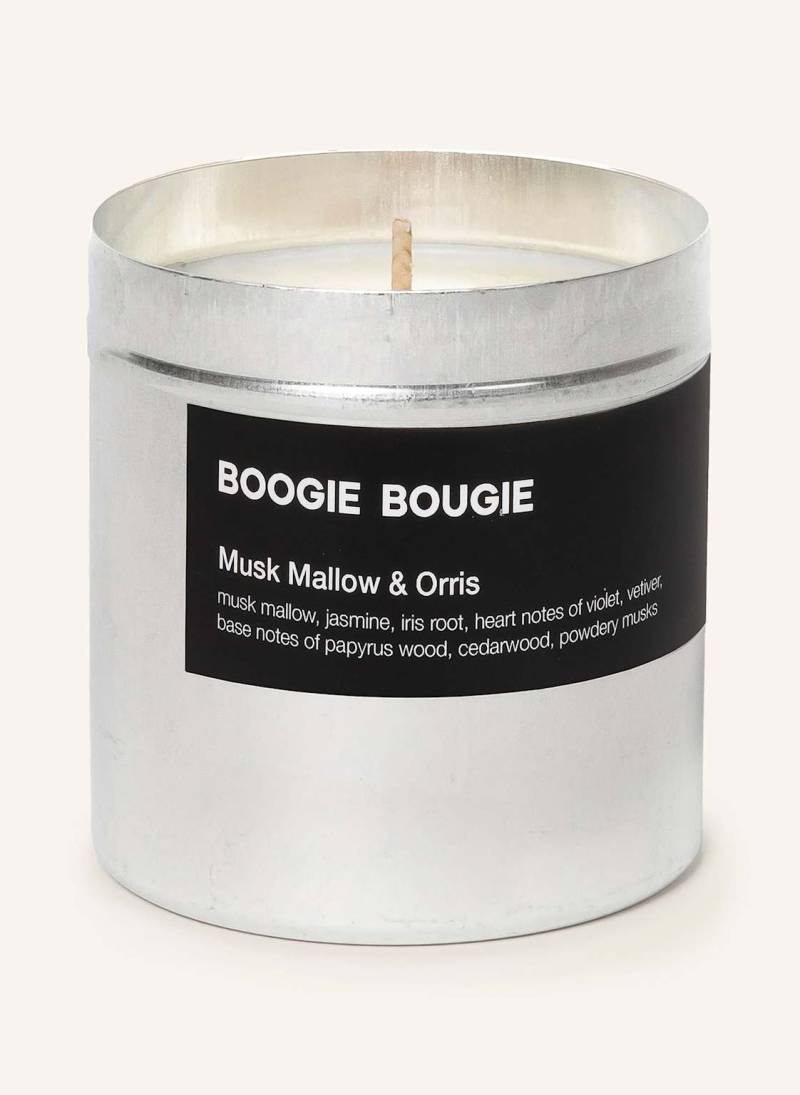 Boogie Bougie Duftkerze Musk Mallow Orris silber von BOOGIE BOUGIE