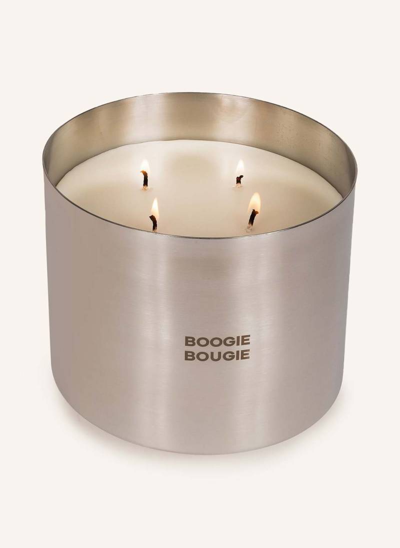 Boogie Bougie Duftkerze Siberian Fire Wood silber von BOOGIE BOUGIE