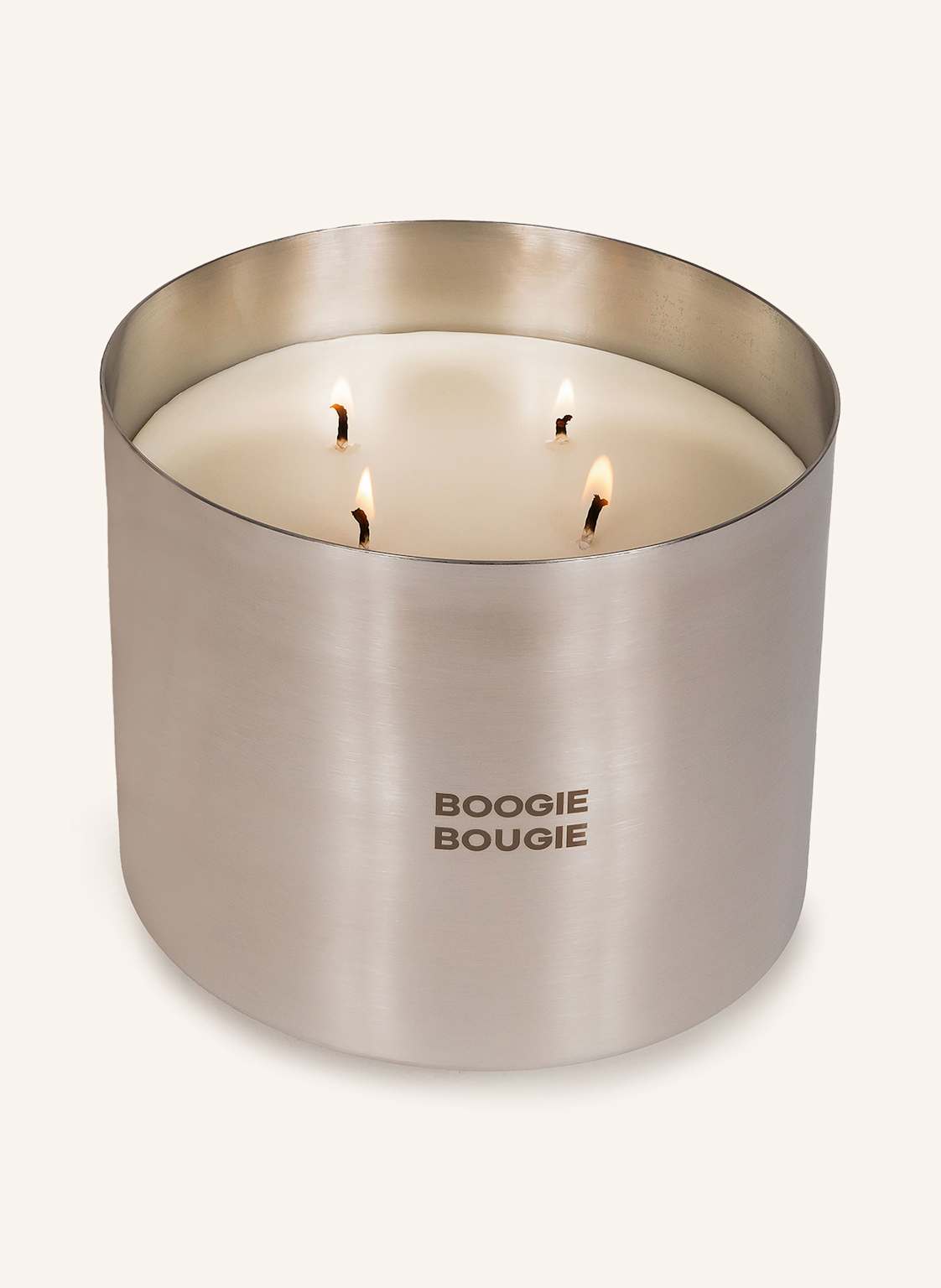 Boogie Bougie Duftkerze Tamed Basil & Thunder silber Boogie Bougie Duftkerze Tamed Basil & Thunder silber von BOOGIE BOUGIE