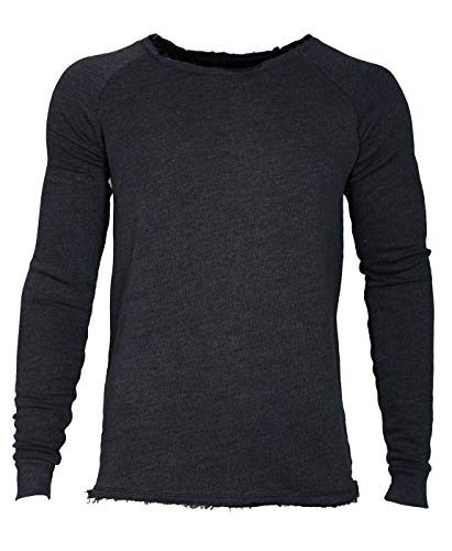 BOOM BAP Herren Basic Sweatshirt -Blau-S von BOOM BAP
