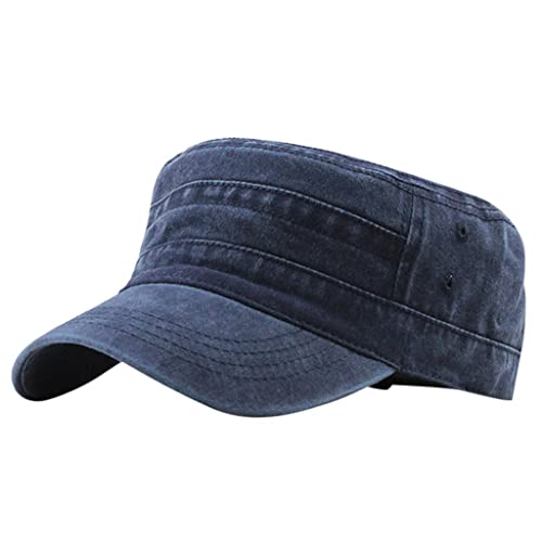 Herren Baumwolle Vintage Army Kappe Cadet Hat Military Flat Top Verstellbare Baseballmütze Sommer Trucker Hut Urban Armycap Militärcap mit UV-Schutz 40 Mütze Militär Sommer/Winter Herren Baumwolle Vintage Army Kappe Cadet Hat Military Flat Top Verstellbare Baseballmütze Sommer Trucker Hut Urban Armycap Militärcap mit UV-Schutz 40 Mütze Militär Sommer/Winter von BOOMJIU