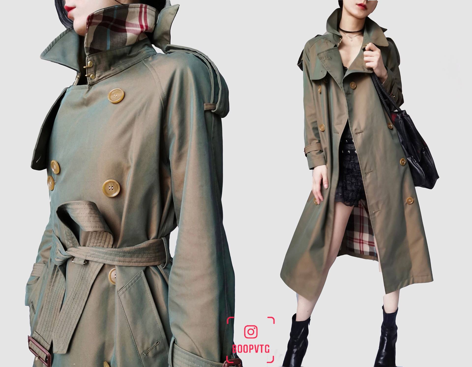 Olivgrün Mossgrün Irisierend Metallic Metallisch Glänzend Militär Spion Wwii Ww2 Maxi Trenchcoat Grunge Rock Punk Armee Unisex Oversize Olivgrün Mossgrün Irisierend Metallic Metallisch Glänzend Militär Spion Wwii Ww2 Maxi Trenchcoat Grunge Rock Punk Armee Unisex Oversize von BOOPVTG
