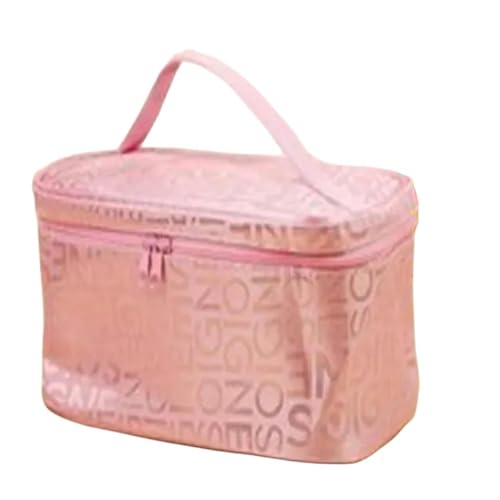 Kosmetiktasche Frauen Make -Up -Taschen Reisen Multifunktionsbeutel -Touch -Touch -Toil -Organisator wasserdichte Tragbare Kosmetikbeutel Für Frauen Waschen-Rosa von BOQUN