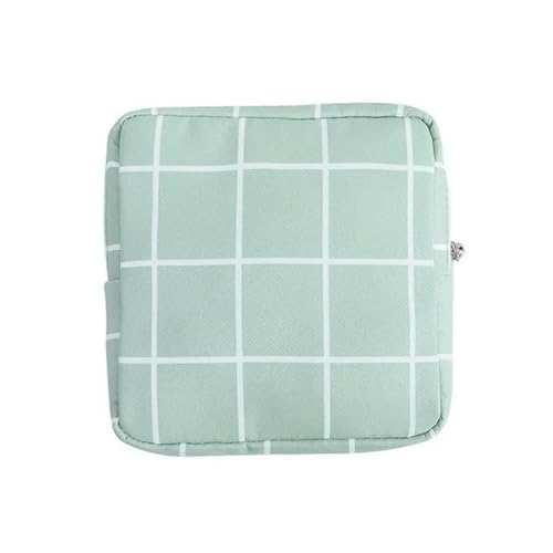 Kosmetiktasche Frauen Tragbare Sanitärpolster Aufbewahrungstasche Servietten Kosmetiktaschen Organizer Ladies Make -Up -Tasche Mädchen Hygienepolstertasche-B-12 (13X13X3Cm) von BOQUN