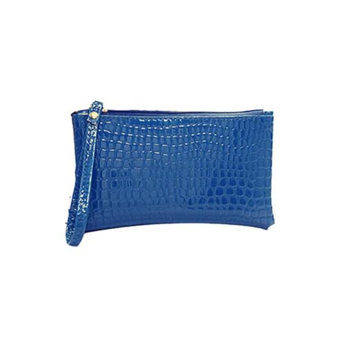 Kosmetiktasche Modefrauen Kosmetische Tasche Reisen Neurer Ladies Kosmetik Kupplungspurtasche Toilse -Organisator Hülle Beutel-Blau von BOQUN