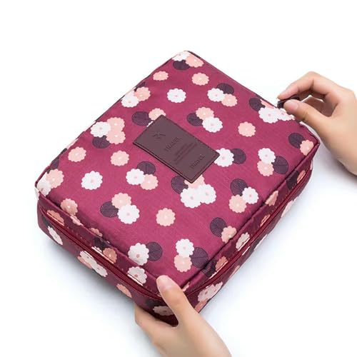 Kosmetiktasche Outdoor Girl Cosmetic Bag Make -Up -Beutel Frauen Toilettenartikel Organizer Wasserdicht Für Cossametik Mode-D von BOQUN