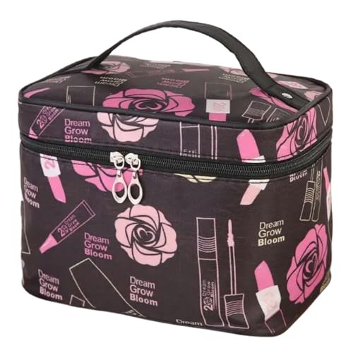 Kosmetiktasche Tragbarer Reisetasche Weibliche Transparente wasserdichte Make -Up -Aufbewahrung Beutel Großer Kapazität Kosmetischer Organizer-A von BOQUN