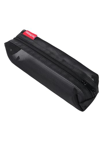 Mäppchen Transparente Schreibwarenstiftbeutelstudent Prüfung Dedizierter Nylon Mesh Pen Case Unisex Beutel Großer Kapazität-H von BOQUN