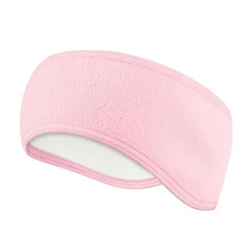 Ohrenwärmer Damen Ohrwärmer Winddichtem Outdoor Sport Radfahren Kopfbedeckung Winter Radfahren Kopfband Cap Fleece Ohrwärmer Warm Warmes Schweißband-Rosa von BOQUN