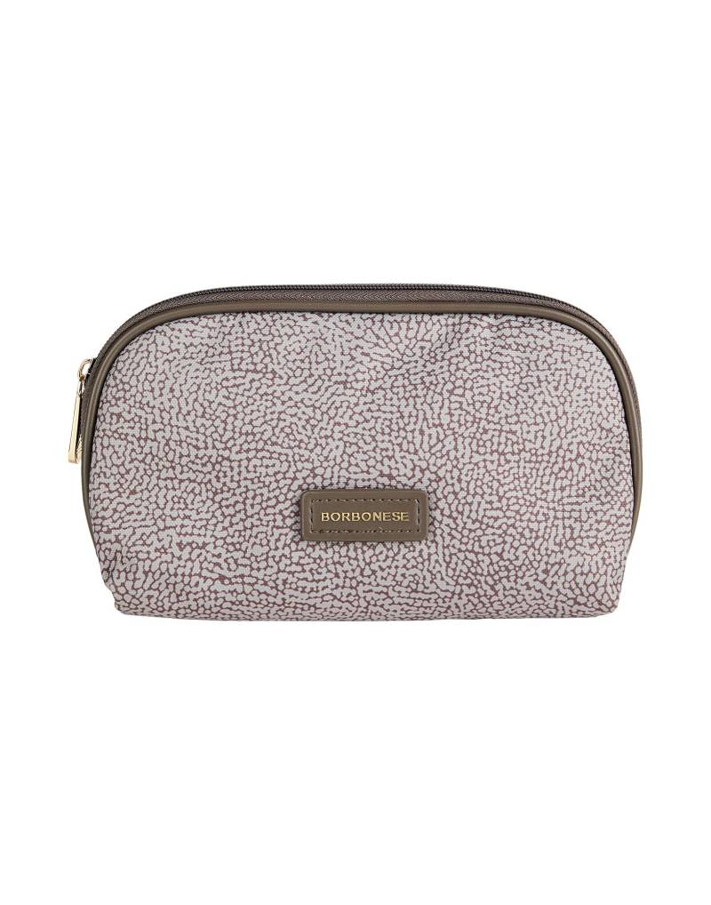 BORBONESE Beauty Case Damen Grau von BORBONESE