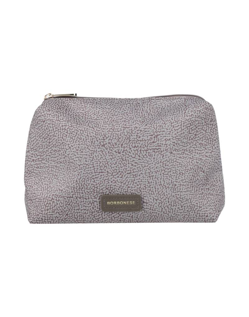BORBONESE Beauty Case Damen Grau von BORBONESE