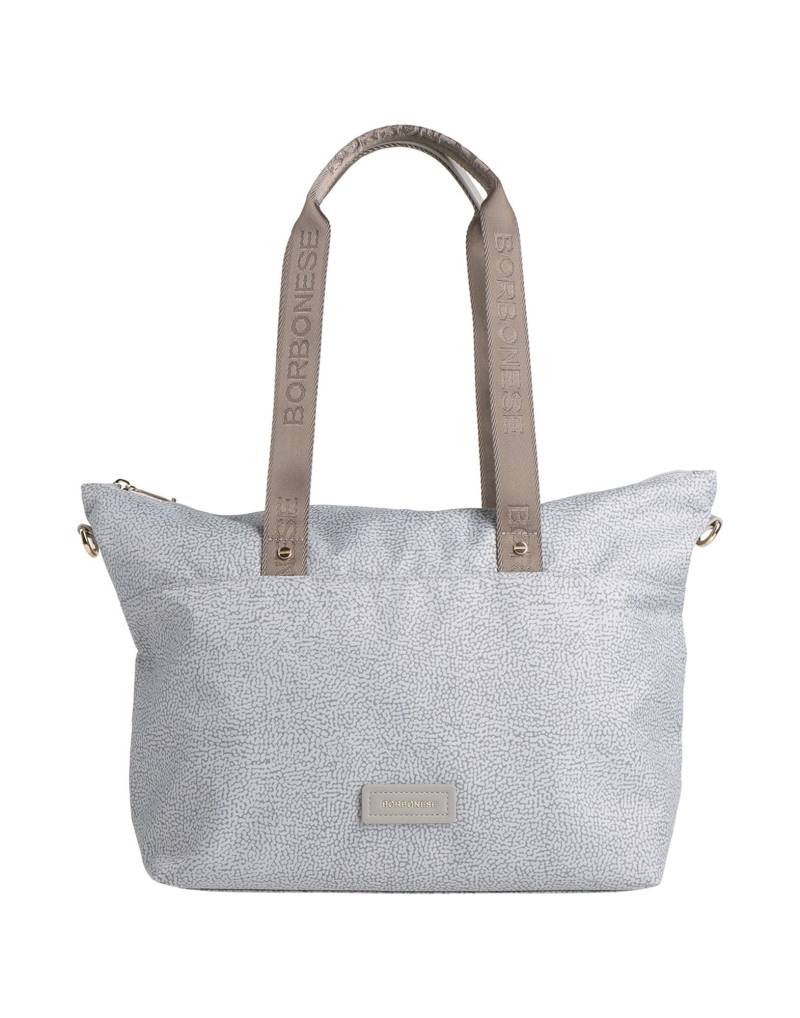 BORBONESE Handtaschen Damen Hellgrau von BORBONESE