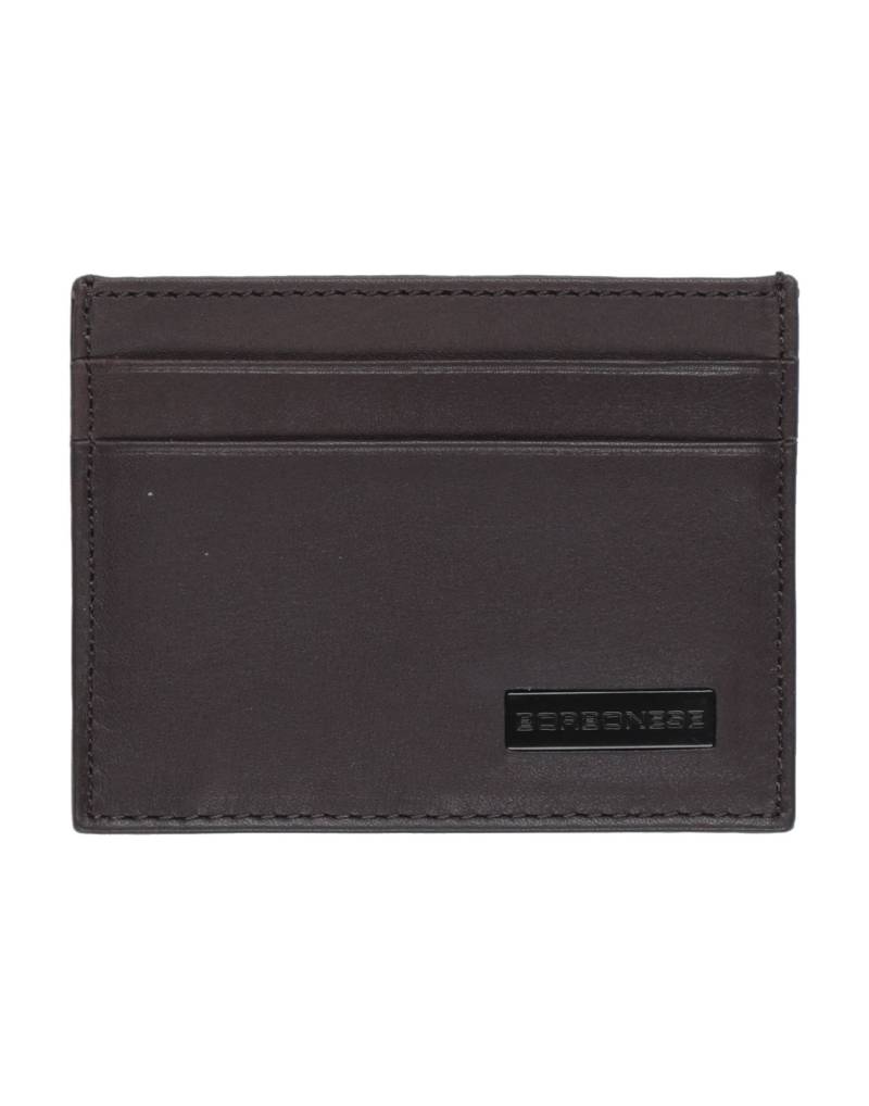 BORBONESE Kartenetui Herren Dunkelbraun von BORBONESE