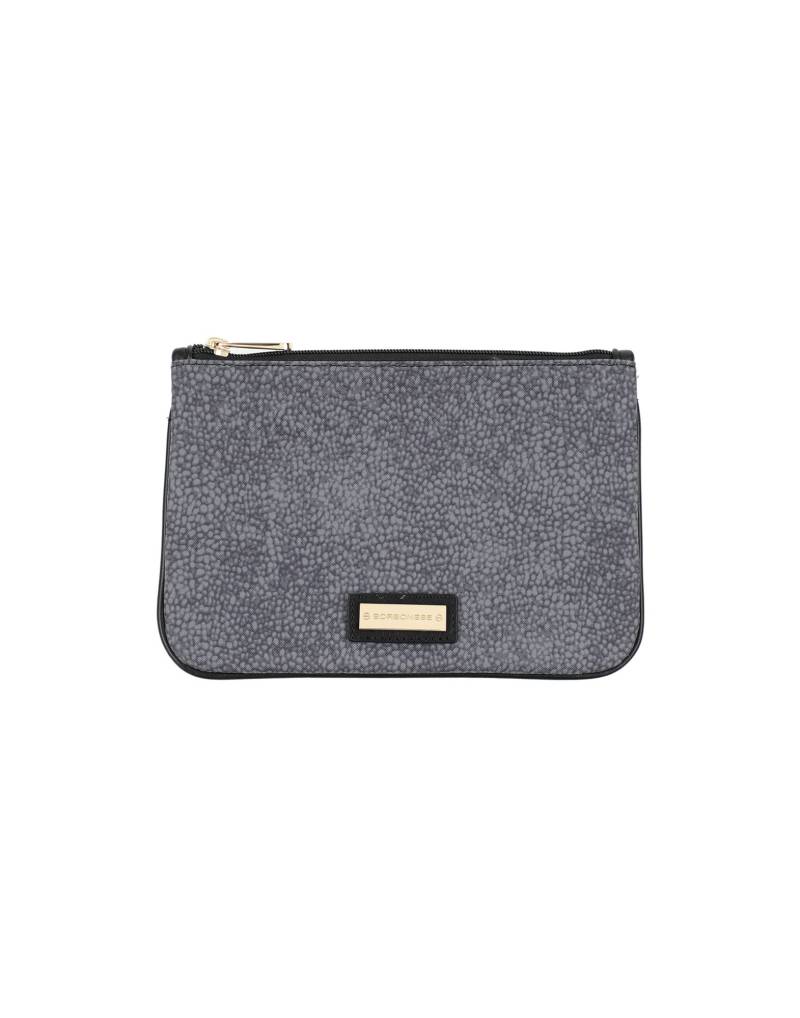 BORBONESE Kosmetiktäschchen Damen Grau von BORBONESE