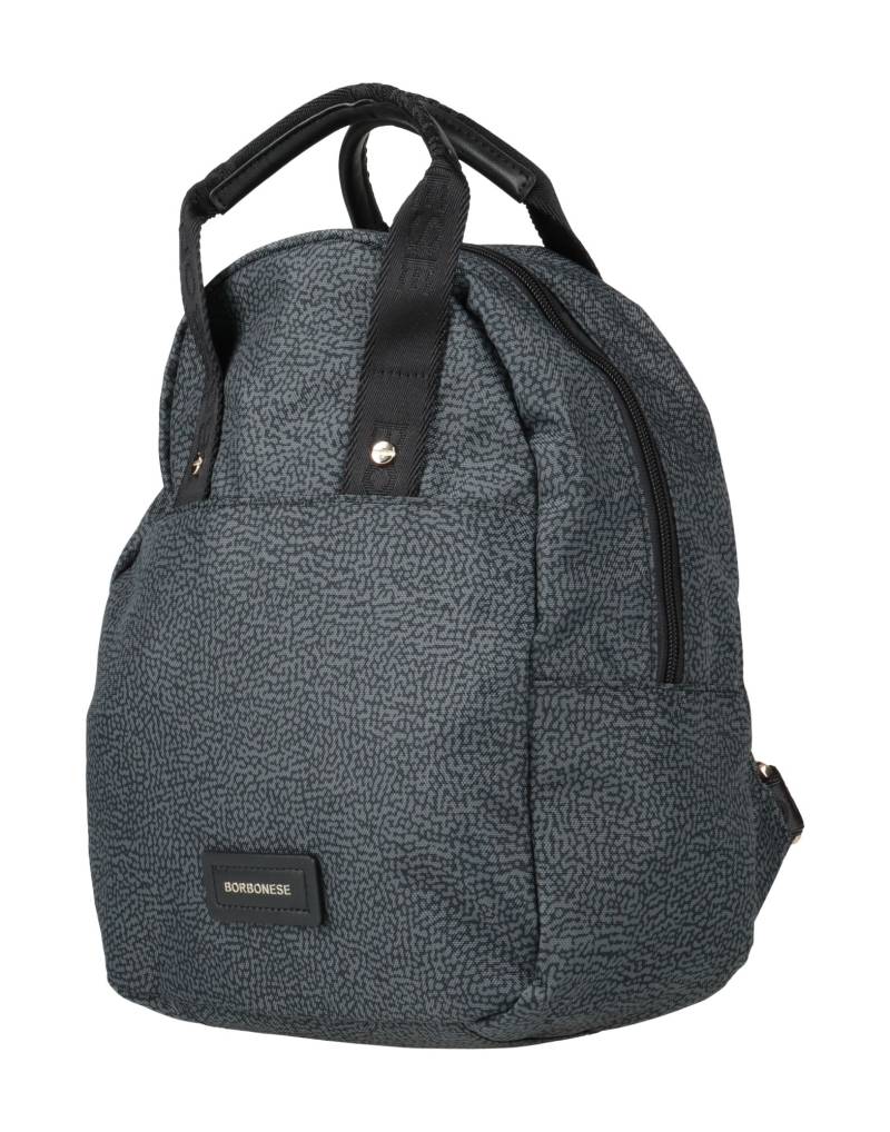 BORBONESE Rucksack Damen Blei von BORBONESE