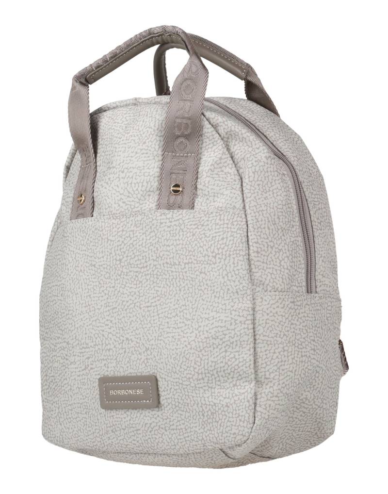 BORBONESE Rucksack Damen Grau von BORBONESE