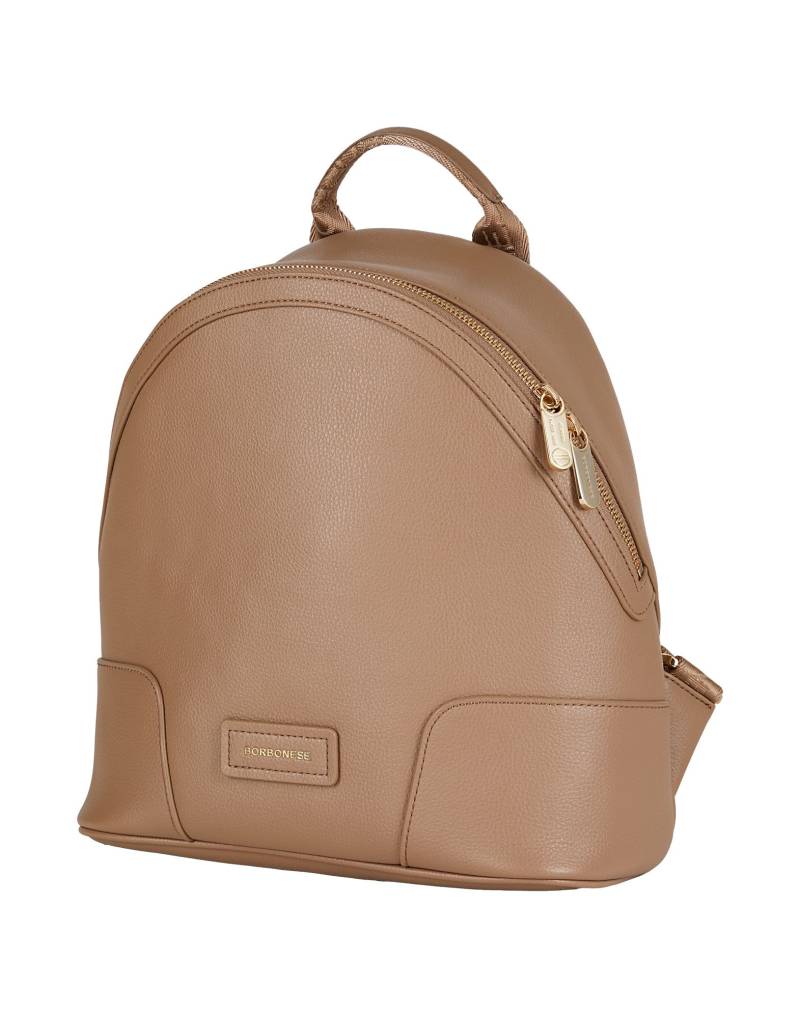 BORBONESE Rucksack Damen Hellbraun von BORBONESE