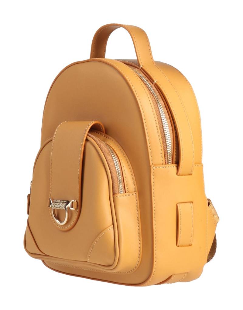 BORBONESE Rucksack Damen Kamel von BORBONESE