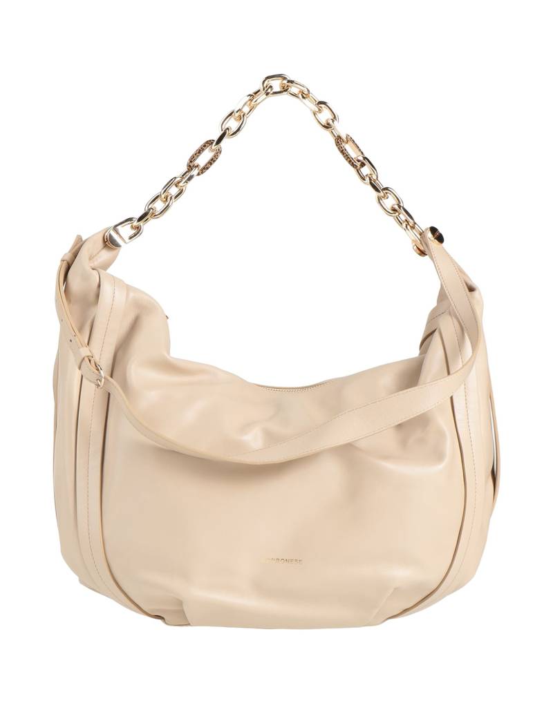BORBONESE Schultertasche Damen Beige von BORBONESE