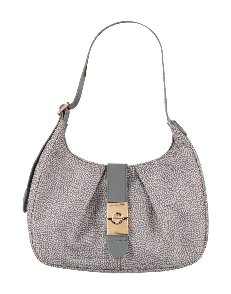BORBONESE Schultertasche Damen Grau von BORBONESE