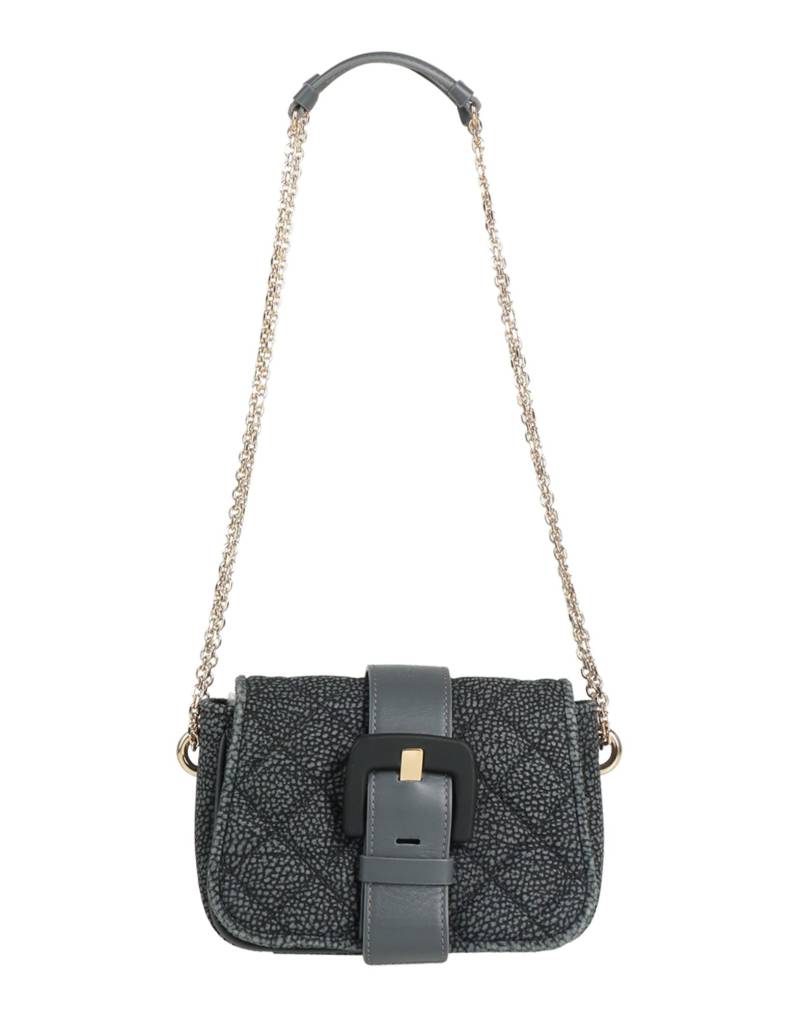 BORBONESE Schultertasche Damen Grau von BORBONESE