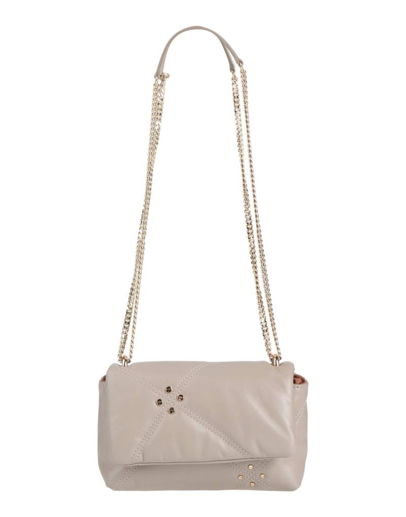 BORBONESE Schultertasche Damen Maulwurfsgrau von BORBONESE