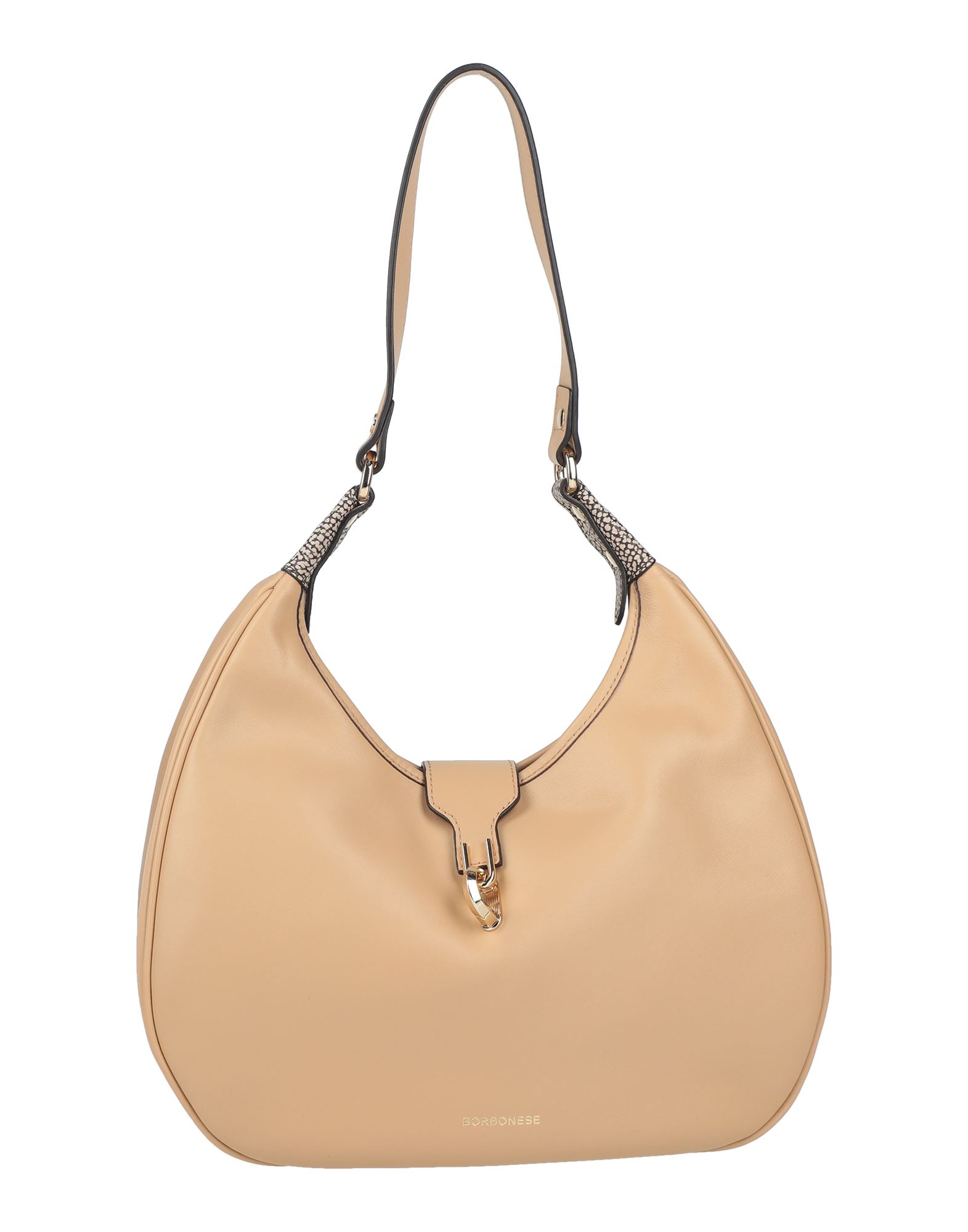 BORBONESE Schultertasche Damen Sand BORBONESE Schultertasche Damen Sand von BORBONESE