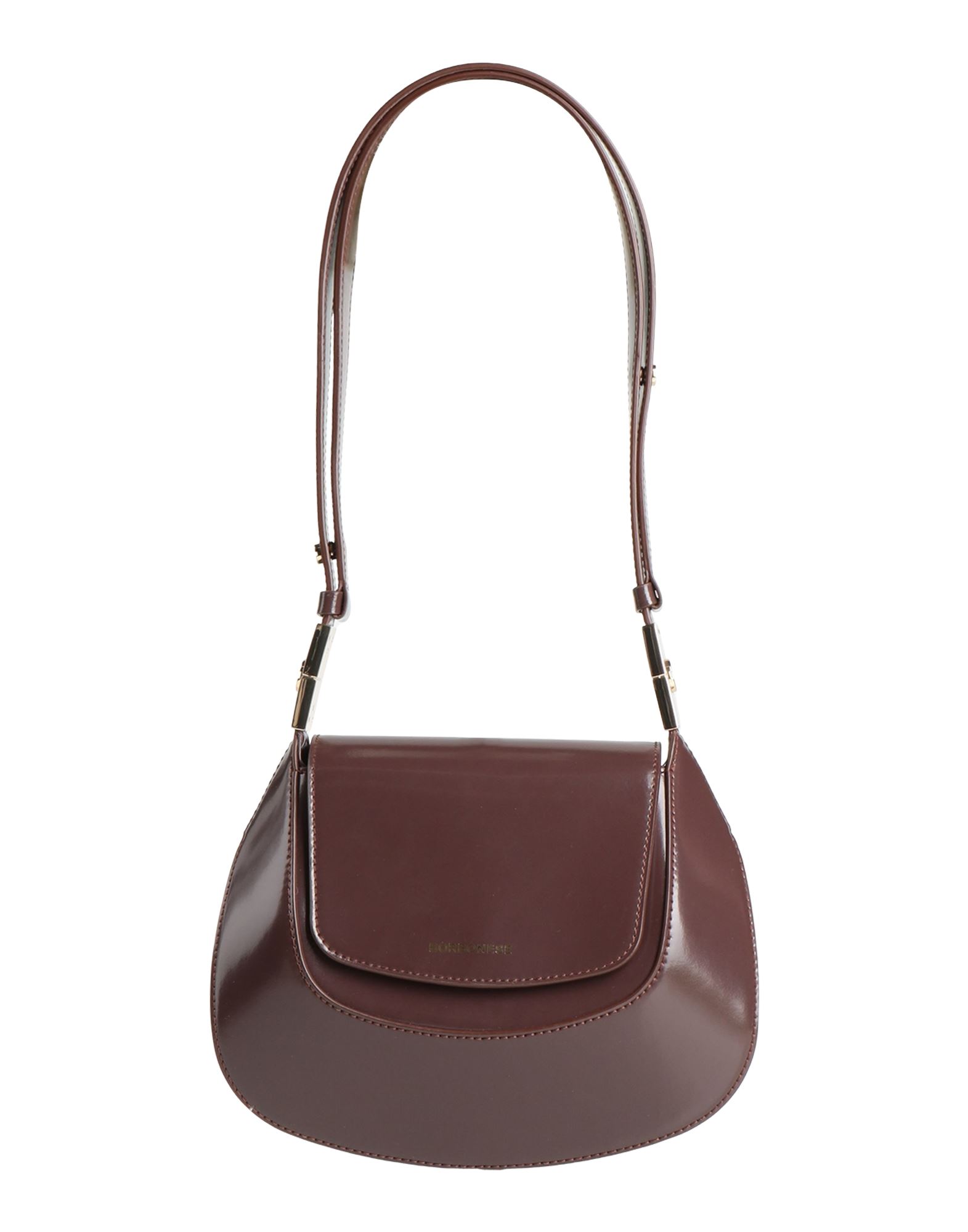 BORBONESE Schultertasche Damen Schokobraun von BORBONESE