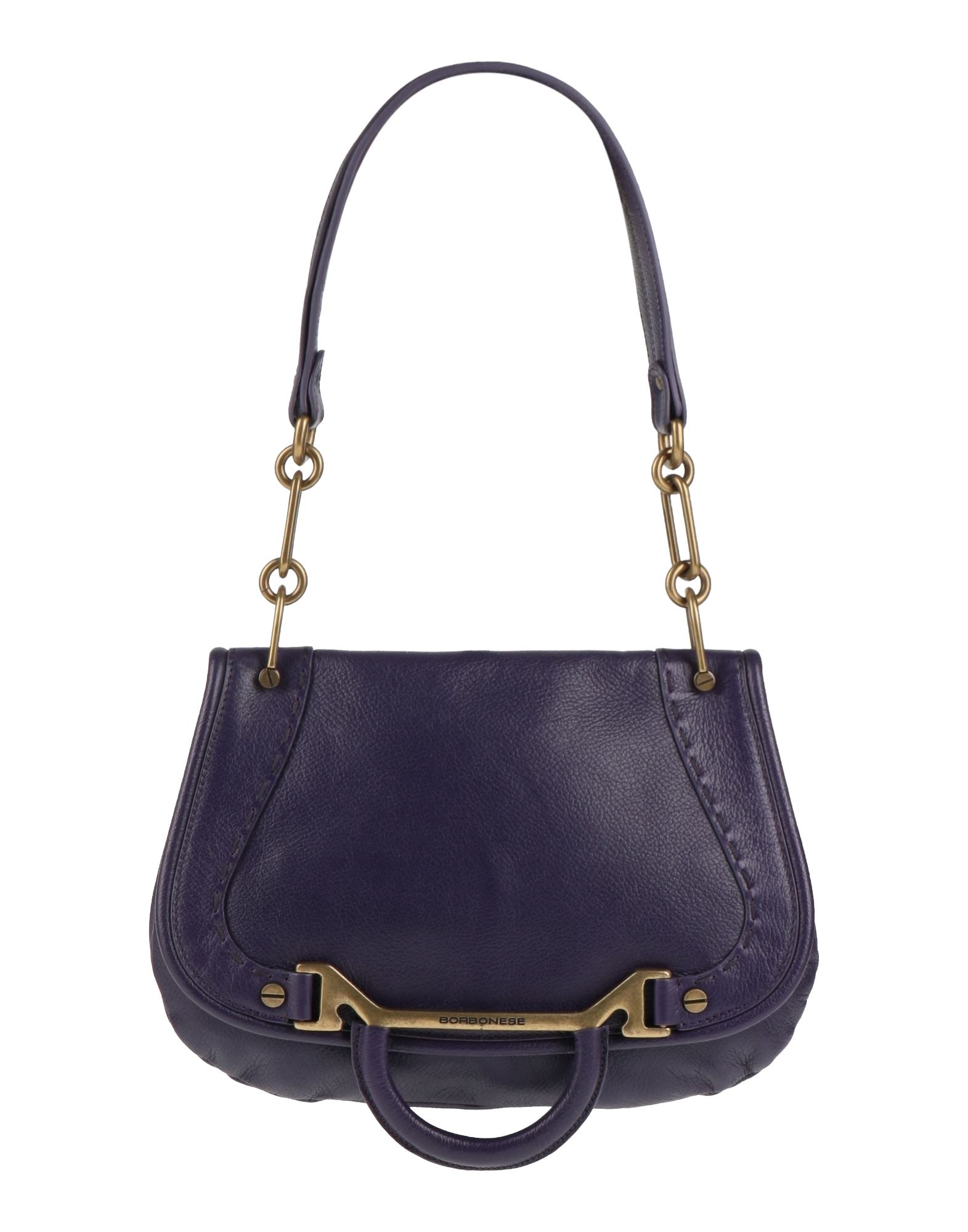 BORBONESE Schultertasche Damen Violett von BORBONESE