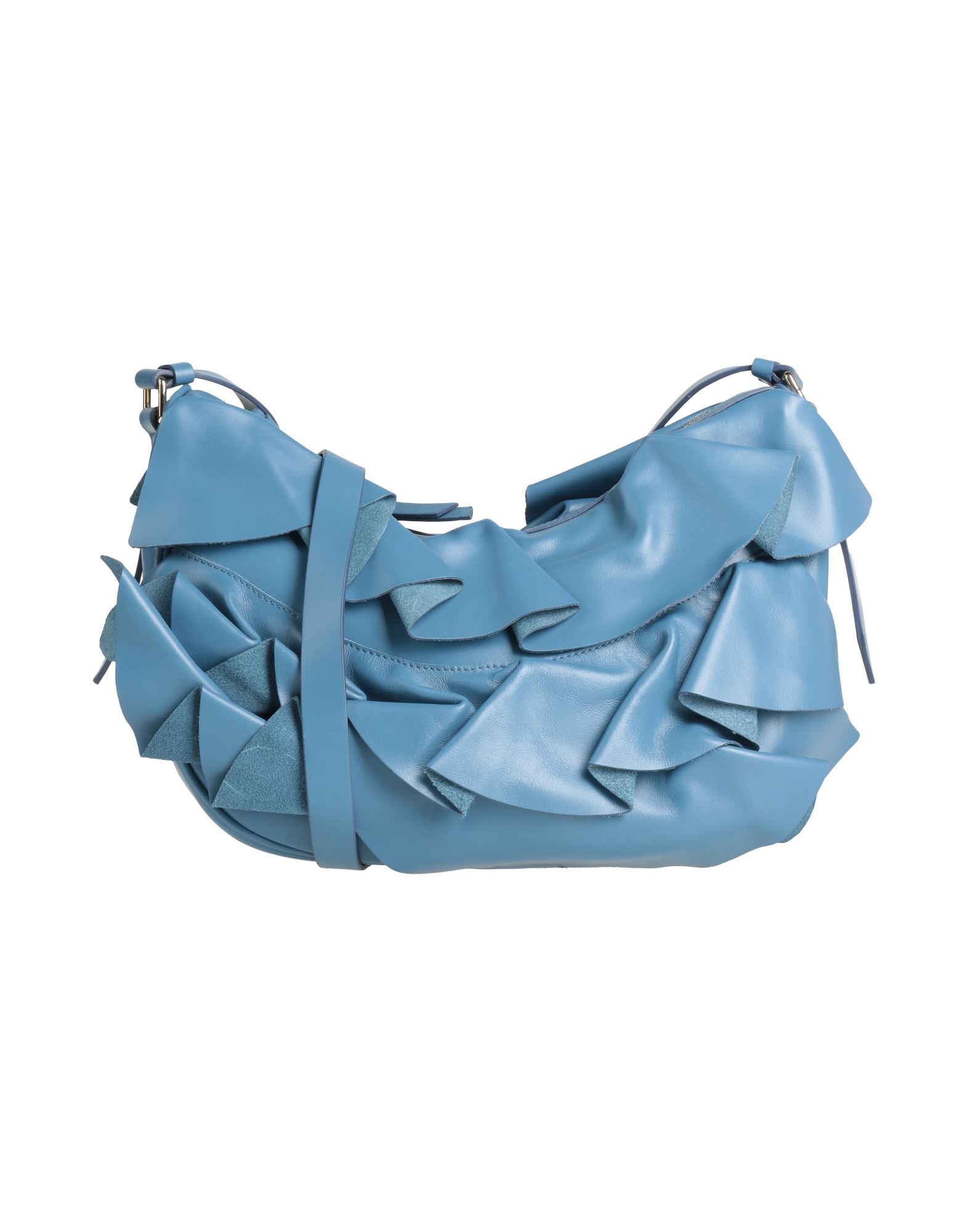 BORBONESE Umhängetasche Damen Blaugrau von BORBONESE