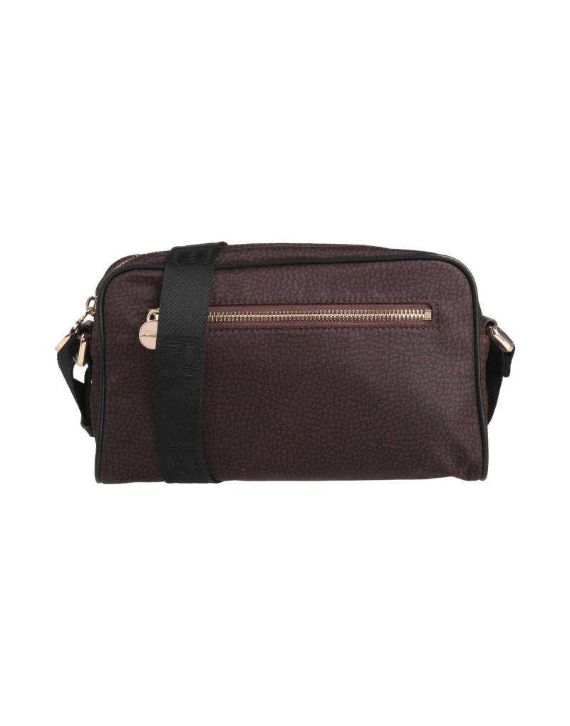 BORBONESE Umhängetasche Damen Dunkelbraun von BORBONESE