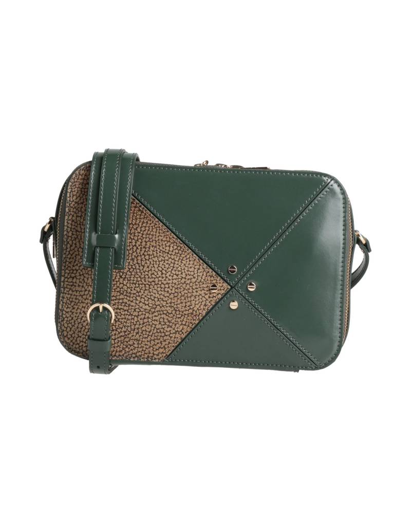 BORBONESE Umhängetasche Damen Dunkelgrün von BORBONESE