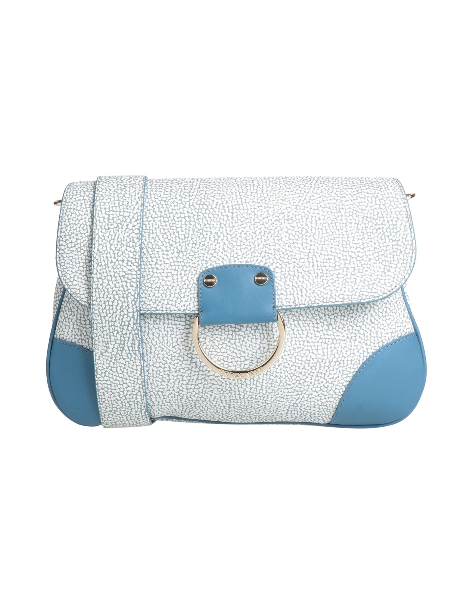 BORBONESE Umhängetasche Damen Hellblau von BORBONESE