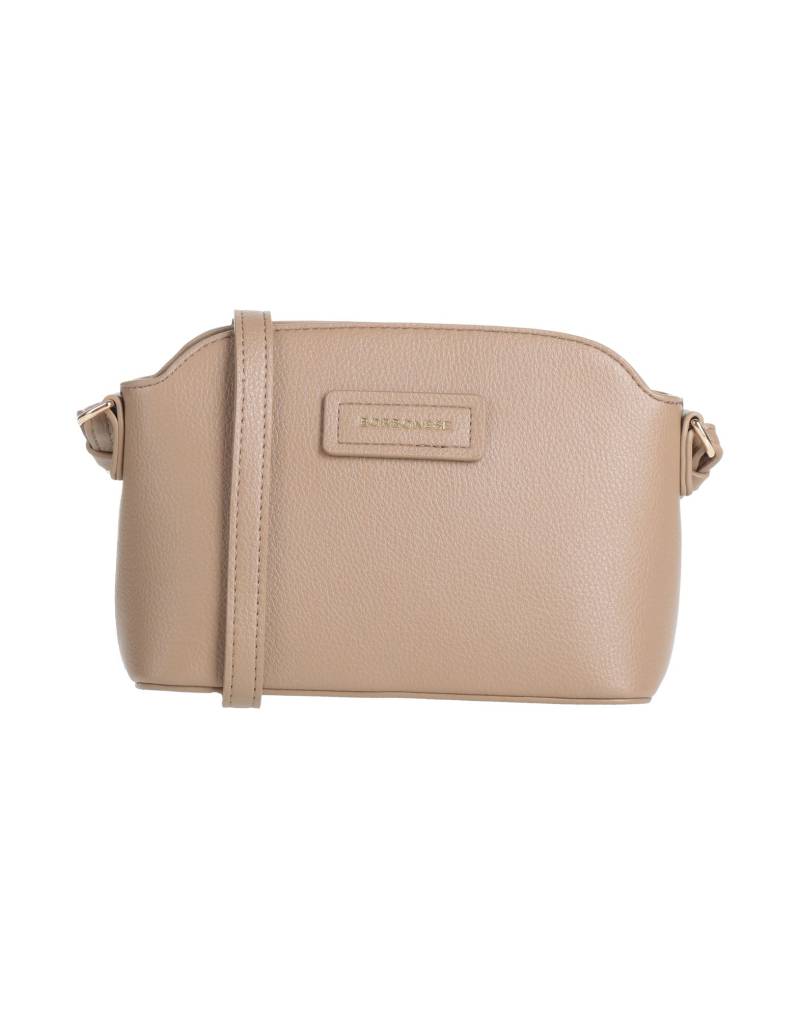 BORBONESE Umhängetasche Damen Hellbraun von BORBONESE