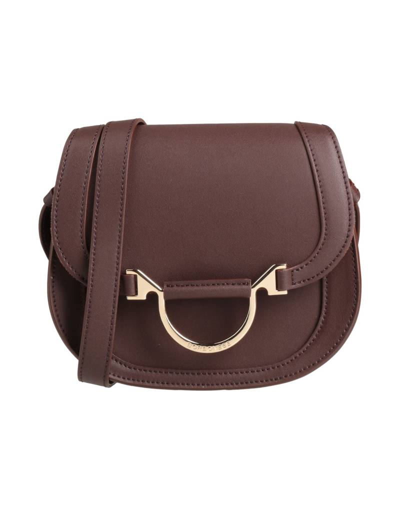 BORBONESE Umhängetasche Damen Schokobraun von BORBONESE