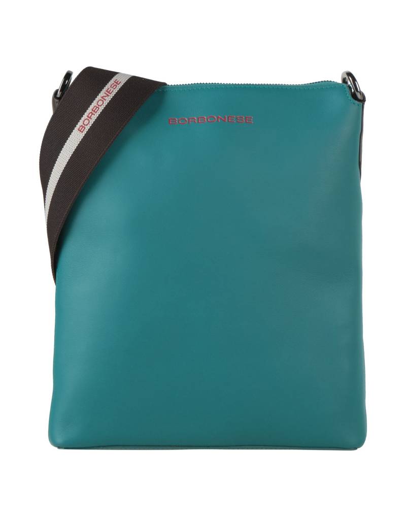 BORBONESE Umhängetasche Herren Aquamarin von BORBONESE