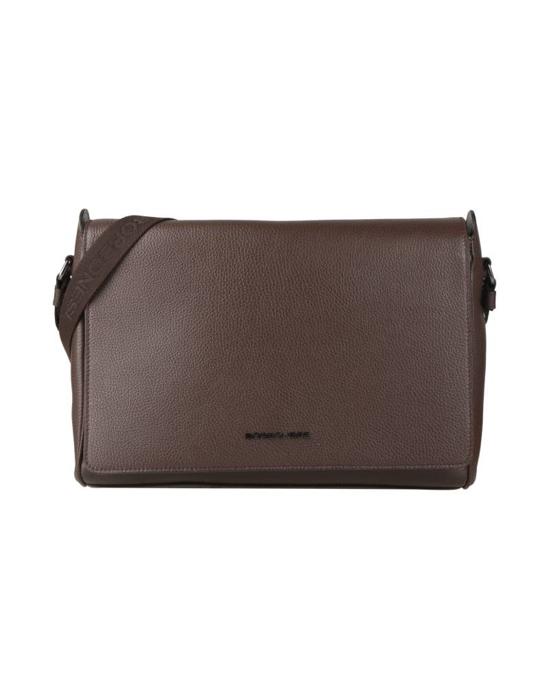 BORBONESE Umhängetasche Herren Schokobraun von BORBONESE