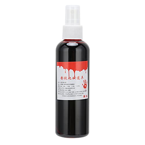 BORDSTRACT 200 ml Make-up-Blut, Halloween-Spray mit gefälschtem Spezialeffekt, waschbare Effekte, geronnen für Zombie-Monster-Cosplay-Kleidung von BORDSTRACT