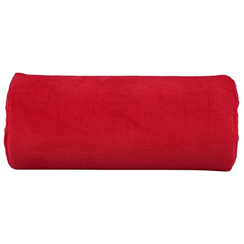 Handkissen, Waschlappen, Schwamm, halbrund, Maniküre-Handkissen, waschbar, abnehmbares Kissen für die Verwendung durch Nagelstudio-Schule, Nageltechniker (Red) von BORDSTRACT